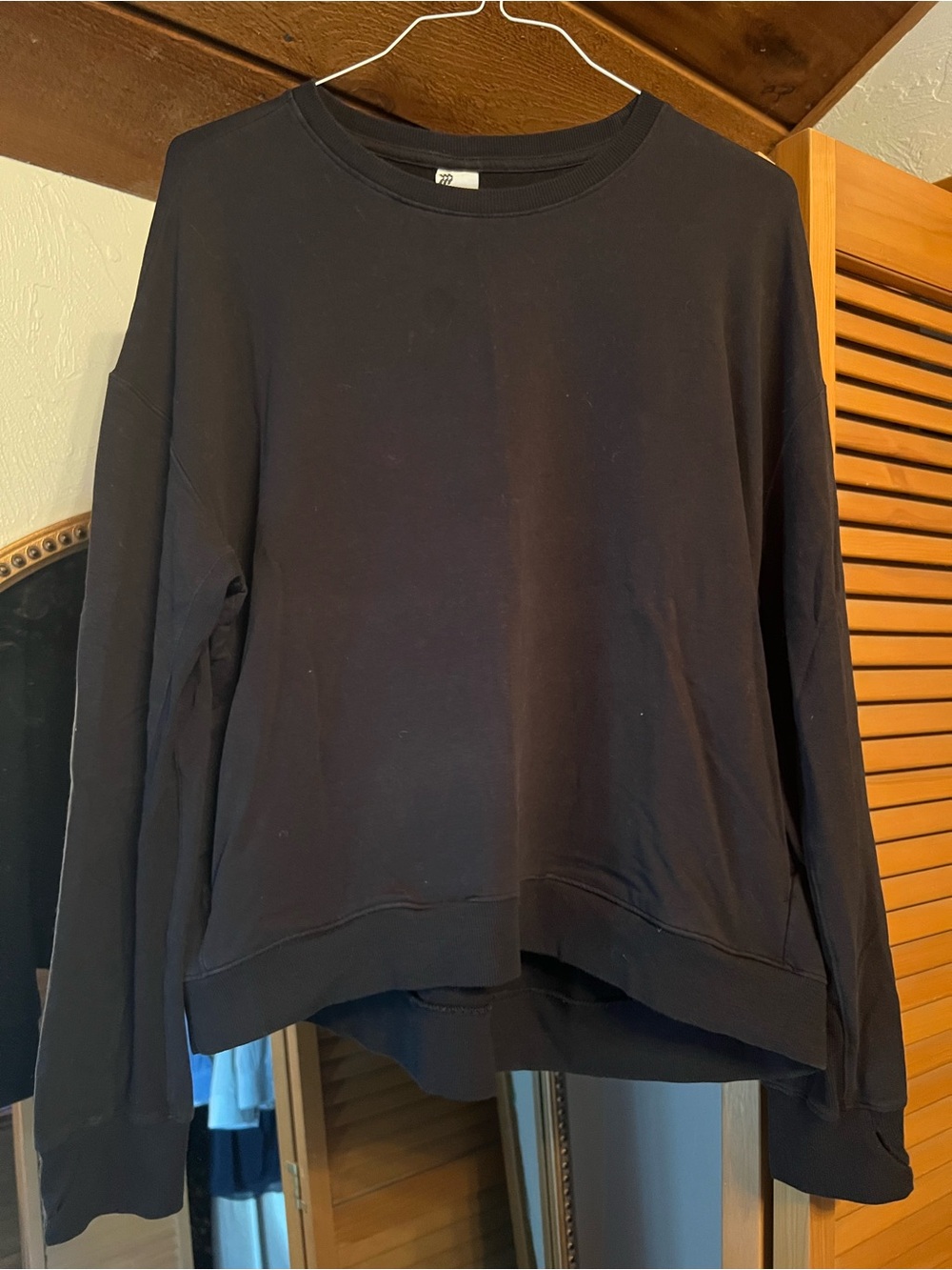 All In Motion black crewneck pullover sweater